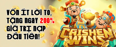 Thưởng Chào Mừng 100% banner